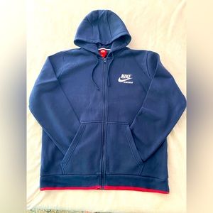 EUC NIKE Sportswear Fleece Full-zip Hooded Sweatshirt M:M